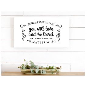 233 Being a family means 