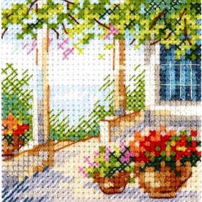 0-201 Flower Patio 7x7 cm