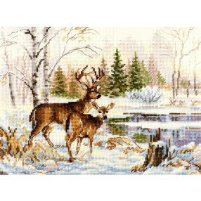 3-28 At the Forest Lake 23x17 cm