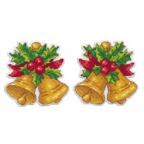 S1252 Christmas Toy. Bells 8,4x8,4 cm