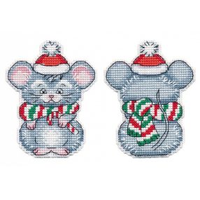 S1251 Christmas Toy Little Mouse 7x9 cm