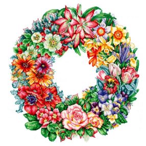 SANT-15 Triumph of the Flowers 35x36 cm