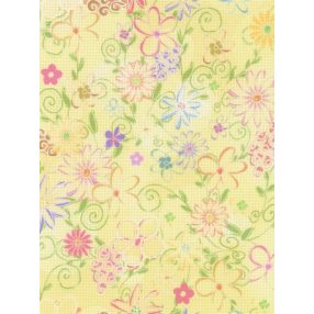 skd-145 Festett aida vászon 18ct 21x30 cm