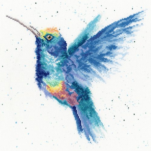 XHD57 Szivárvány kolibri 26x26 cm