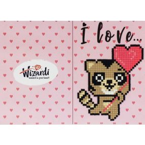 WC0398 I Love You 10x14 cm