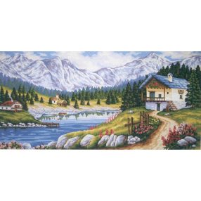 C13980 Spring in the Alps 110x60 cm