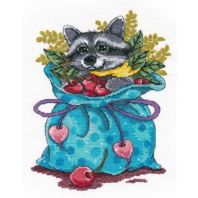 S1263 Raccoon Sweet Tooth 14x20 cm (Kifutó)