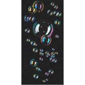 Z8995 Soap bubbles 25x50 cm