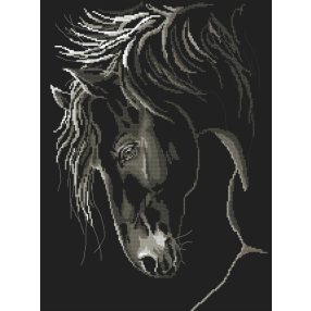 Z10245 Stately horse 30x40 cm
