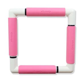 270-1pi Nurge Embroidery Snap Frame - pink 21x21cm