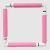 270-2pi Nurge Embroidery Snap Frame - pink 29x29cm