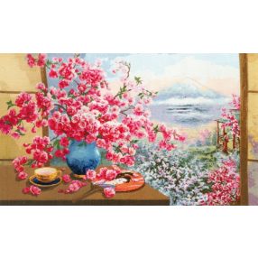 mg022 Sakura csokor 41,5x68,5 cm