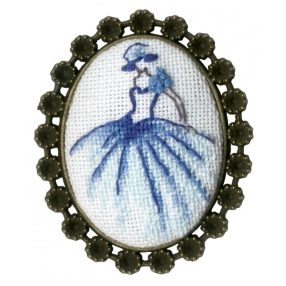 ssh016 Dancer Brooch 5x4,2 cm