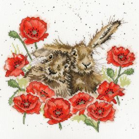 XHD61 Hannah Dale - Love Is In The Hare 26x26 cm