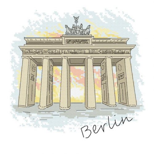 Z10415 Berlin - Brandenburgi kapu 20x20 cm