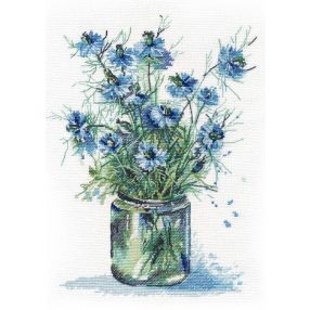 S1282 Nigella Bouquet 20x27 cm