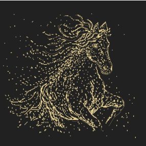Z10417 Starry horse 44x44 cm