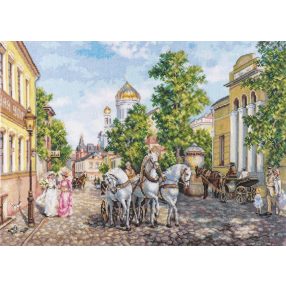 3-31 Három ló - Krisztus templománál 45x31 cm