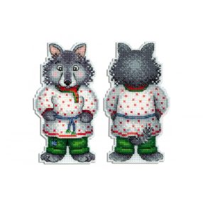 SR478 Grey Wolf 13x7 cm