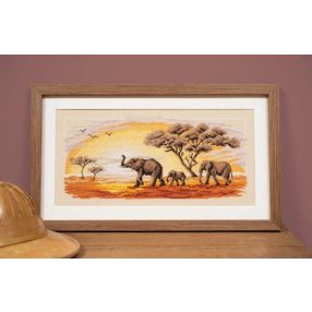 PN-0002317 Elefántok 42x20 cm