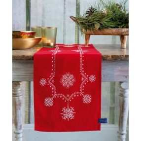 PN-0155278 White Christmas stars 30x105 cm
