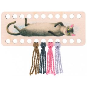 DZ31056 Szürke macska 22x9 cm