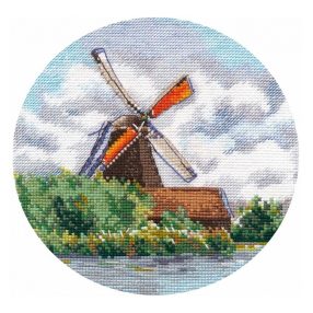 s1297 Szélmalom 15x15 cm