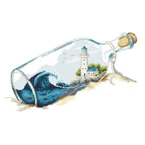 Z10263 Memories in a bottle 40x30 cm