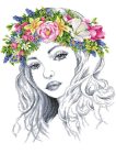 Z10265 Spring lady 30x40 cm