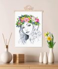 Z10265 Spring lady 30x40 cm
