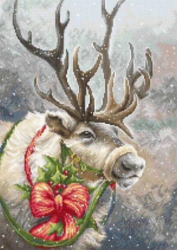 B598 Christmas Deer 21x30 cm