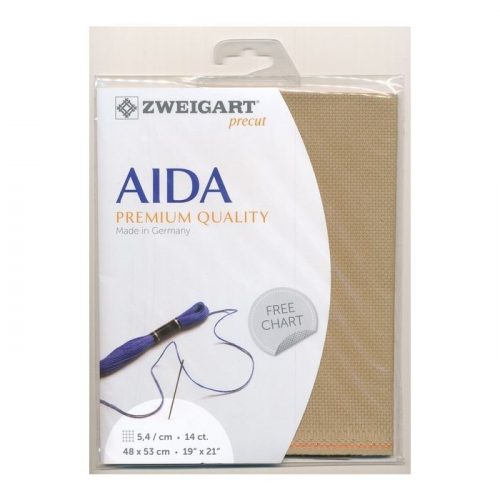 Zweigart Stern Aida 3706-300 14ct 48x53 cm