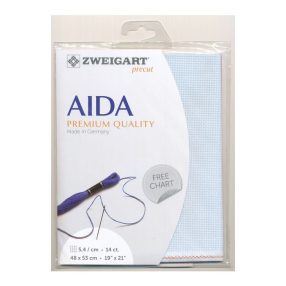 Zweigart Stern Aida 3706-550 14ct 48x53 cm