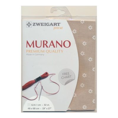 Zweigart Murano Fleur 3984-7399 32ct 48x68 cm