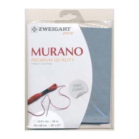 Zweigart Murano 3984-5106 szürkéskék 32ct 48x68 cm