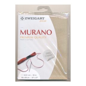 Zweigart Murano 3984-770 drapp 32ct 48x68 cm