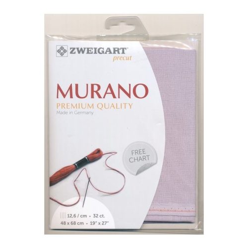 Zweigart Murano 3984-558 világos lila 32ct 48x68 cm