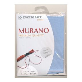 Zweigart Murano 3984-503 világoskék 32ct 48x68 cm