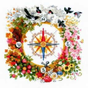 1881 Compass 30x30 cm