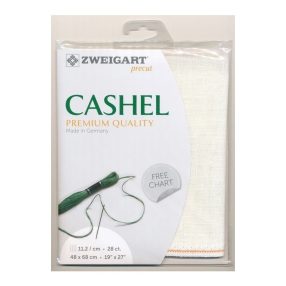 Zweigart Cashel Linen 3281-101 28ct 48x68 cm