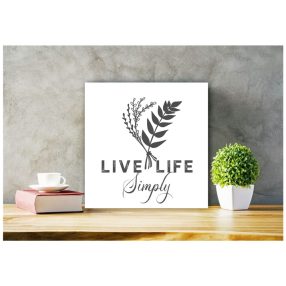 638 Live life simply 