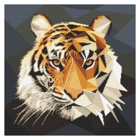 Z10618 Mosaic tiger 40x40 cm