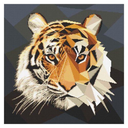 Z10618 Mozaik tigris 40x40 cm