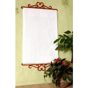 922-01 Fém piros akasztó 25 cm