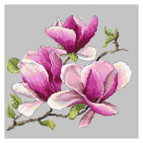 Z10271 Fragrant magnolia 25x25 cm