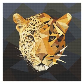 Z10621 Mosaic panther 40x40 cm