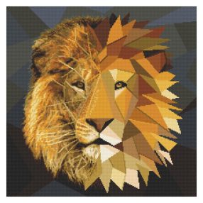 Z10620 Mosaic lion 40x40 cm