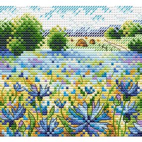 SM528 Cornflower Field 10x11 cm