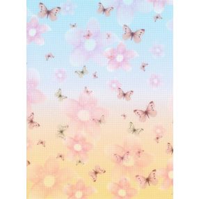 skd14-162 Festett aida vászon 14ct 30x40 cm