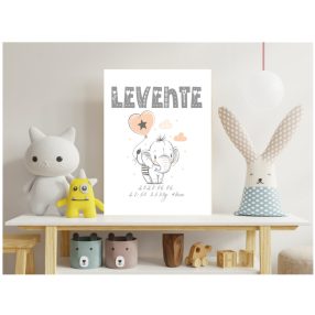 721 Elefántos babaköszöntő - fiú 